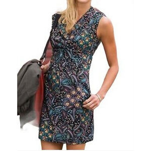 Athleta Dahlia Sleeveless Paisley Floral Dress